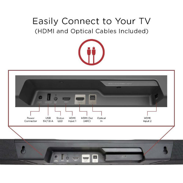 Polk Command Bar Home Theatre Sound Bar System with Builtin Amazon