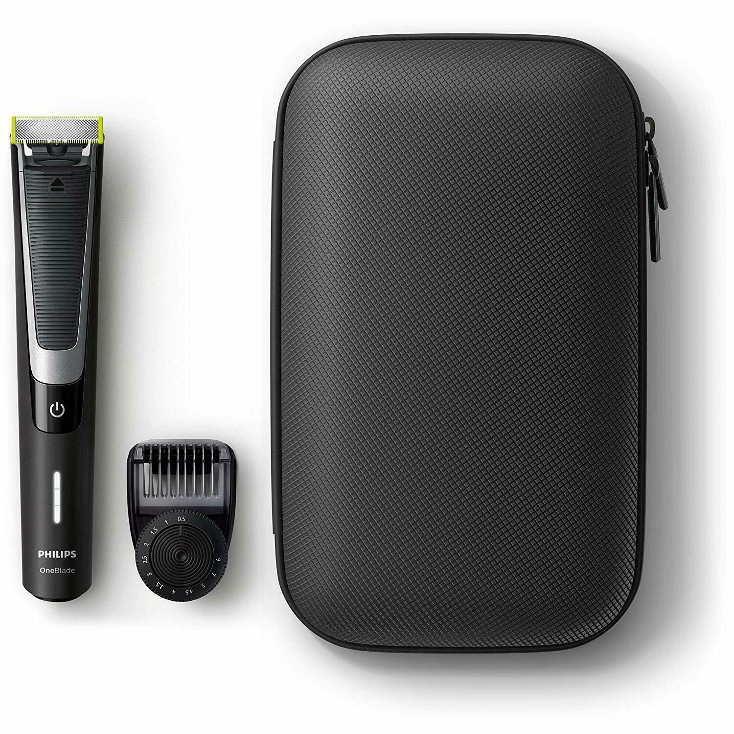 Philips Oneblade Pro Face Beard Trimmer With Travel Hard Case QP6510
