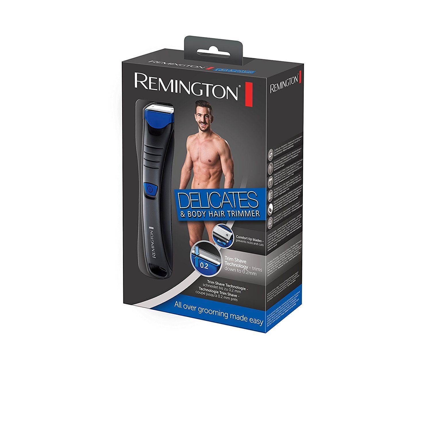 remington man trim body hair trimmer