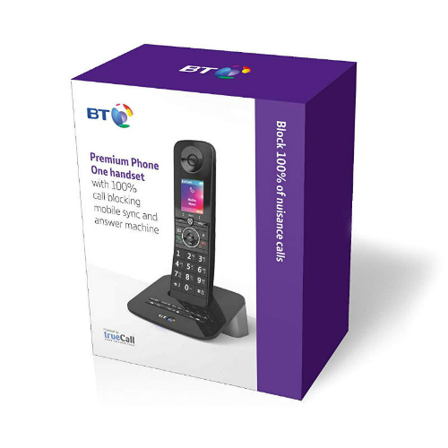 BT Premium Cordless Home Phone with 100 Nuisance Call Blocking, Mobile