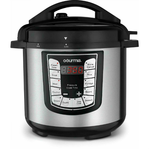 Gourmia GPC625 Express Pot Electric Digital Multifunction Pressure Cooker, 1000W