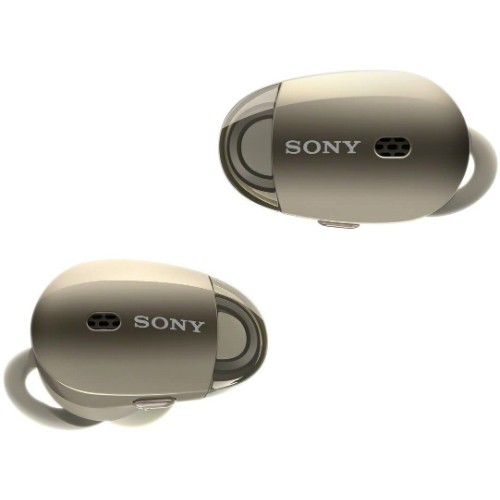 Sony WF-1000X Truly Wireless In-Ear Noise Cancelling Headphones – Gold, with Alexa built-in