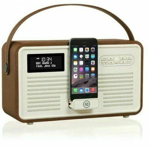 VQ Retro Bluetooth DAB Radio – Brown