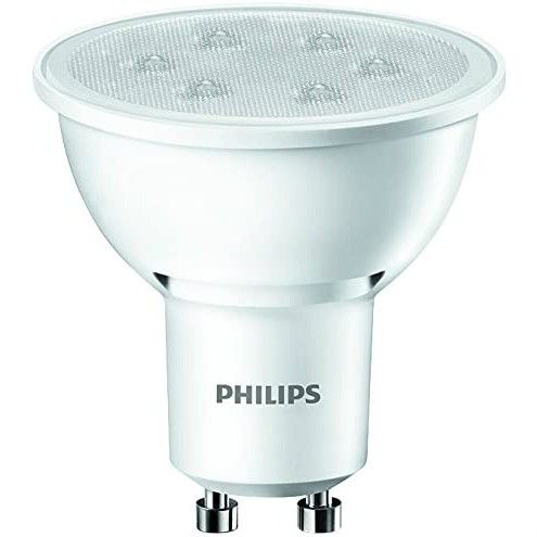 Philips 87186 Replacement LED Light Bulb, GU10, White (3000 Kelvin), White, GU10, 3.5W 35V