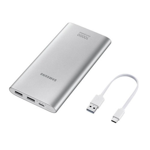 Samsung Original Type C Dual Port Battery Pack 10 Ah with Adaptative Fast Charging – Silver - Image 5