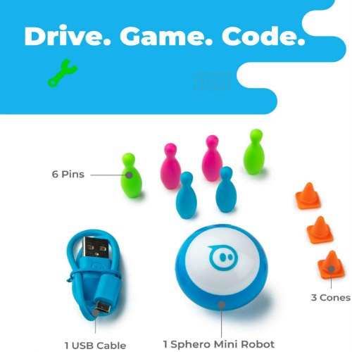 Sphero Mini White: App-Controlled Robotic Ball, STEM Learning and Coding Toy, Ages 8 and Up - Image 5