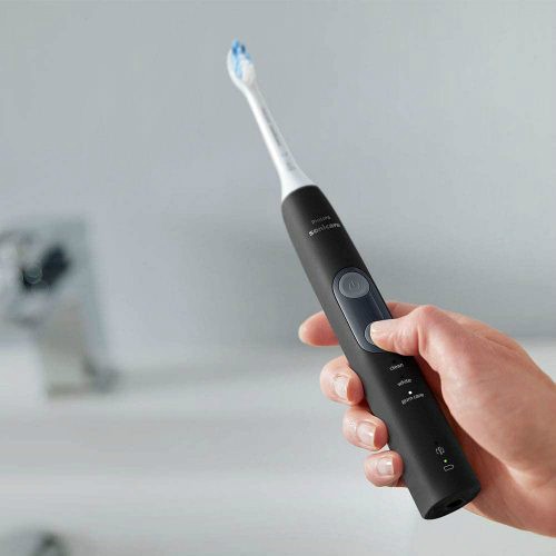 Philips Sonicare HX6850/10 ProtectiveClean 5100 Electric Toothbrush with Travel Case – Black - Image 3